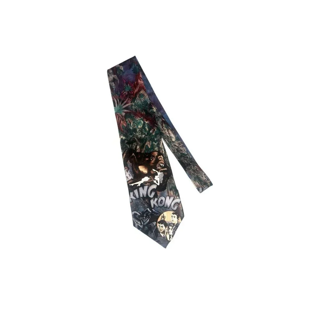 King Kong Movie American Film Classics 1992 Business Casual Silk Necktie